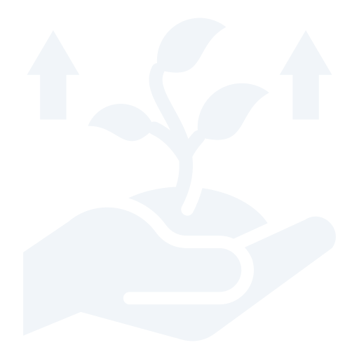 Hands nurturing a growing plant, symbolizing self-growth and mastery.